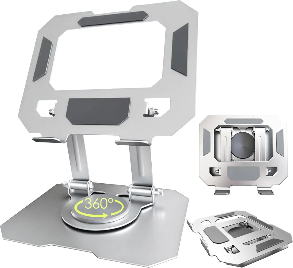 Tablet Stand Swivel Ipad Stand with 360 Rotating Base Adjustable Tablet Holder for Drawing, Compatible with IPad/Air/Mini More