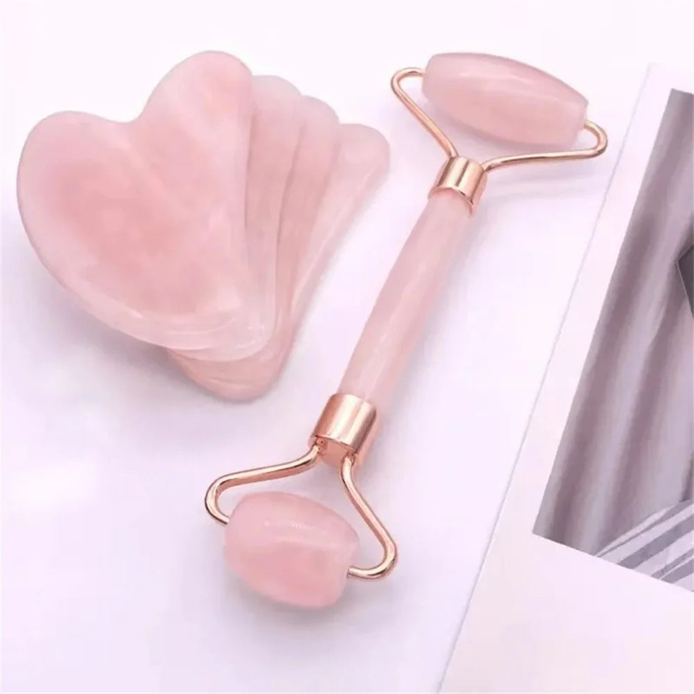 Resin Facial Massage Roller Scraping Board For Face Eye Relax Muscle Anti-Aging Natural Skin Care Beauty Massager Skincare Tools