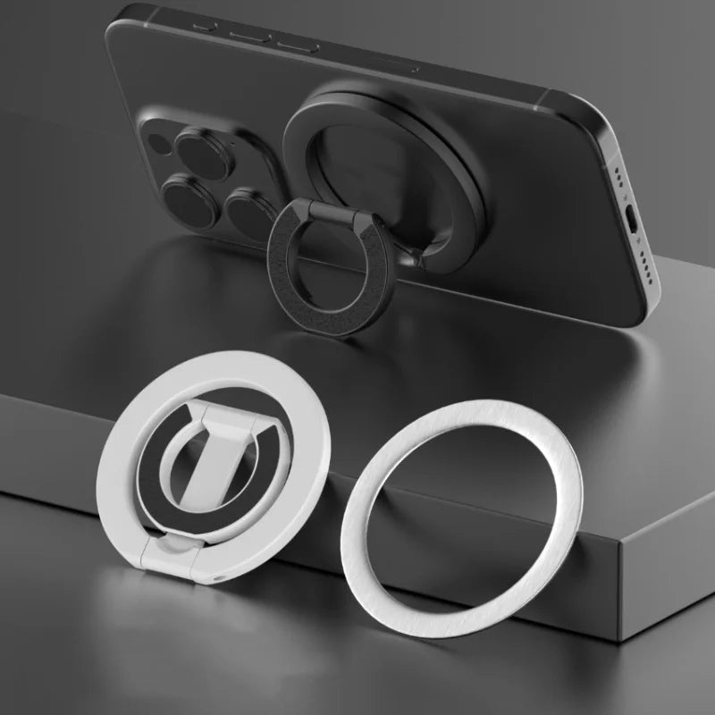 For MagSafe Double Sided Magnetic Phone Ring Holder Portable Folding Cellphones Stand Phone Accessories Support Bracket Grip Tok