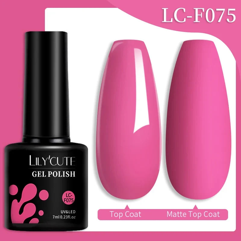 LILYCUTE 7ml Reflective Glitter Nail Gel Polish Effect Sparkling Soak Off Gel Semi Permanent For Manicure Nail Art UV Nail Gel
