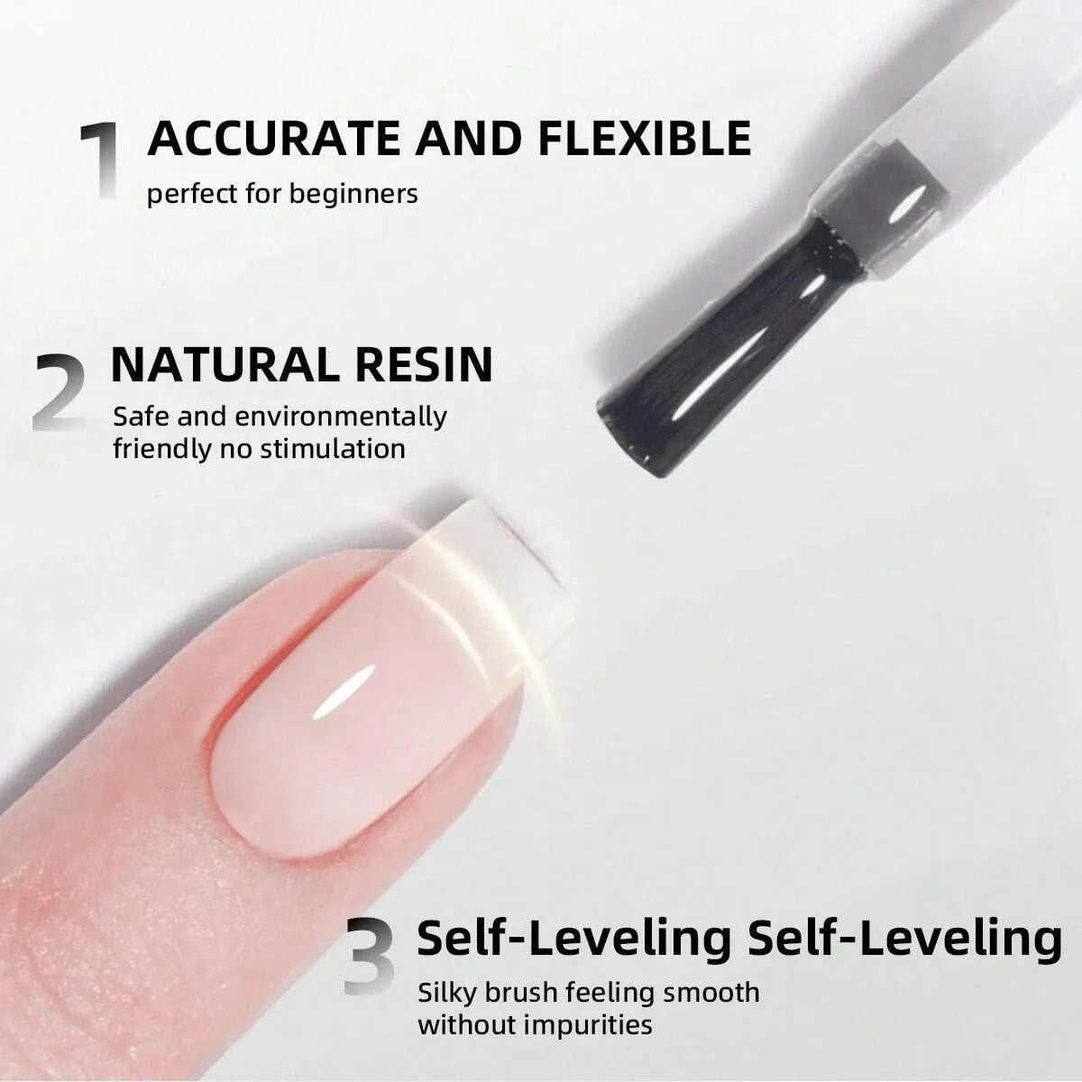 1Pc 15ml Reinforce Gel Nail Gel Multifunctional Clear Gel Nail Polish Nail Strengthener Gel Nail Extension Hard Gel Builder
