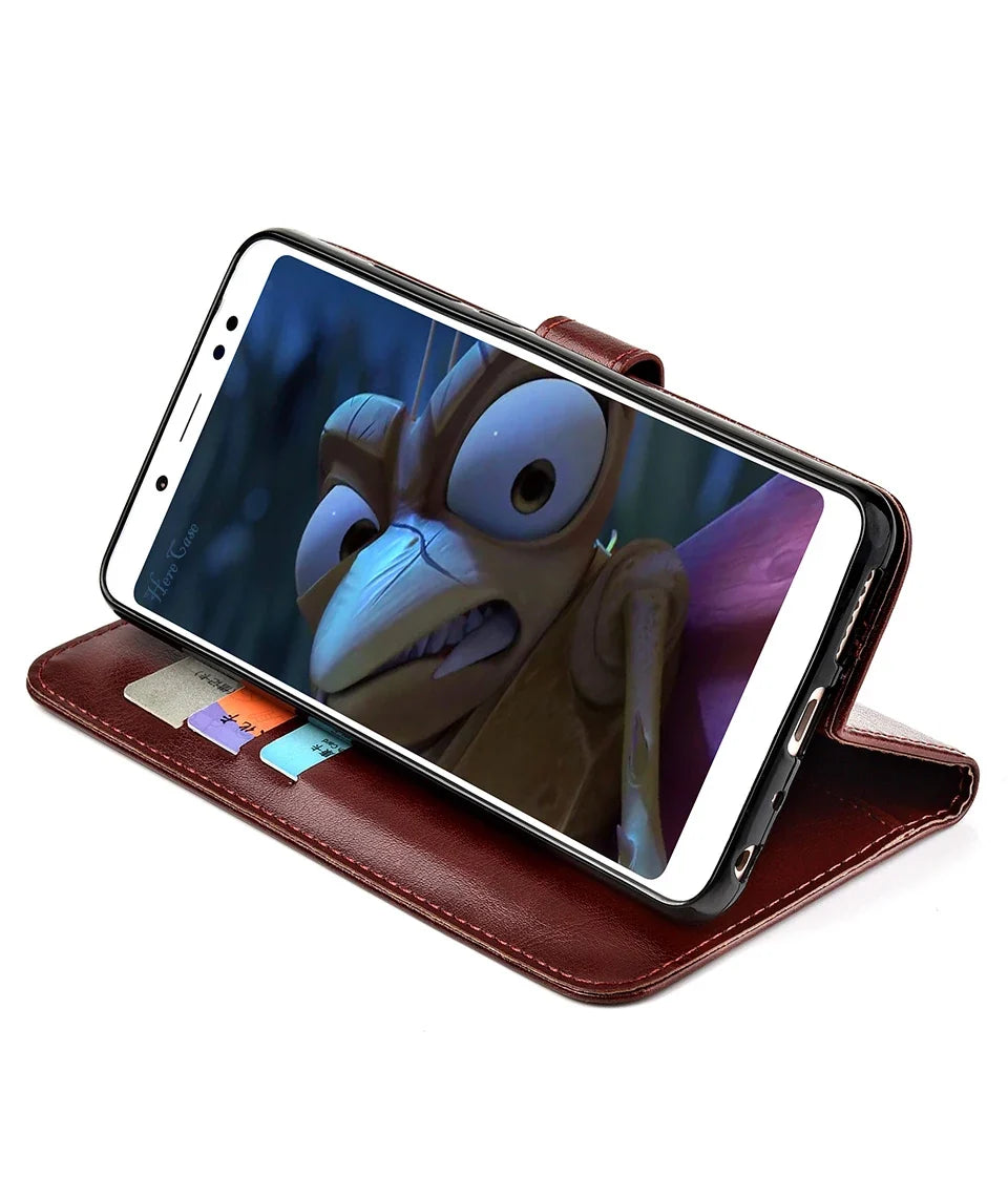 Magnetic Leather Wallet Case for iPhone 11 12 13 14 15 16 17 Pro Max Mini XR XS 8 7 6s 6 Plus SE 2020 5S Flip Card Holder Cover