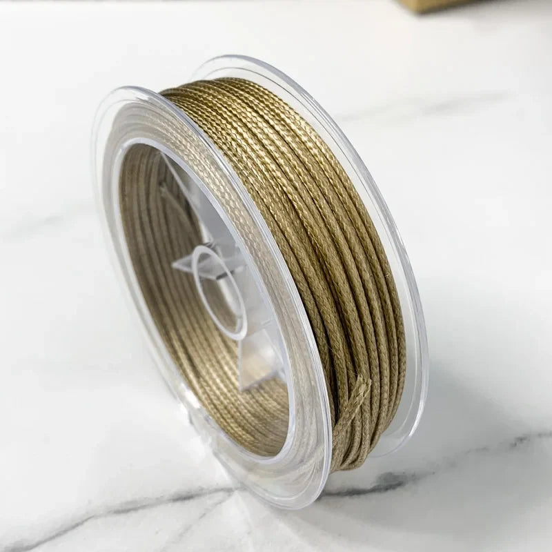 0.5/1/1.5/2/3MM LineWaxed Cord Cotton Thread String Strap Necklace Rope Bead Bracelet for DIY Jewelry Making Supplies