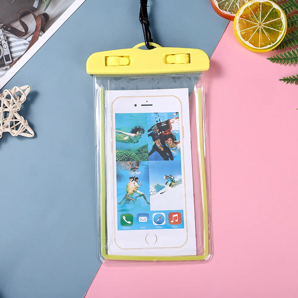 Waterproof Phone Case Swimming Water Proof Bag Universal Underwater Protector Pouch Cover For iPhone Samsung Below 6.7" Phone