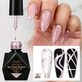 FOUT LILY 10ml Metallic Painting Liner Gel Nail Polish, Super Bright Mirror Pull Line Graffiti Painting Stripe Gel Nail Varnish