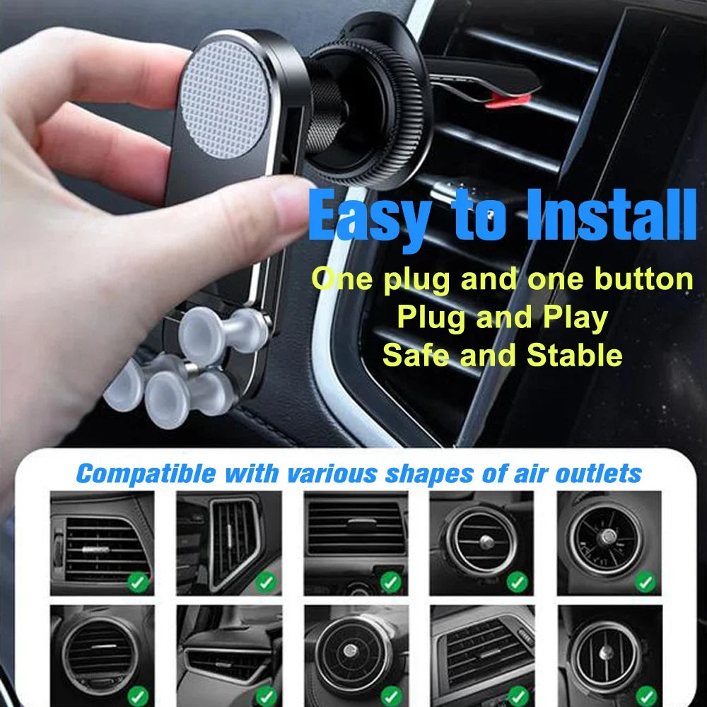 17mm Ball Head Base for Car Phone Holder Universal Car Air Vent Mobile Phone Stand GPS Bracket Car Air Outlet Clip Accessories