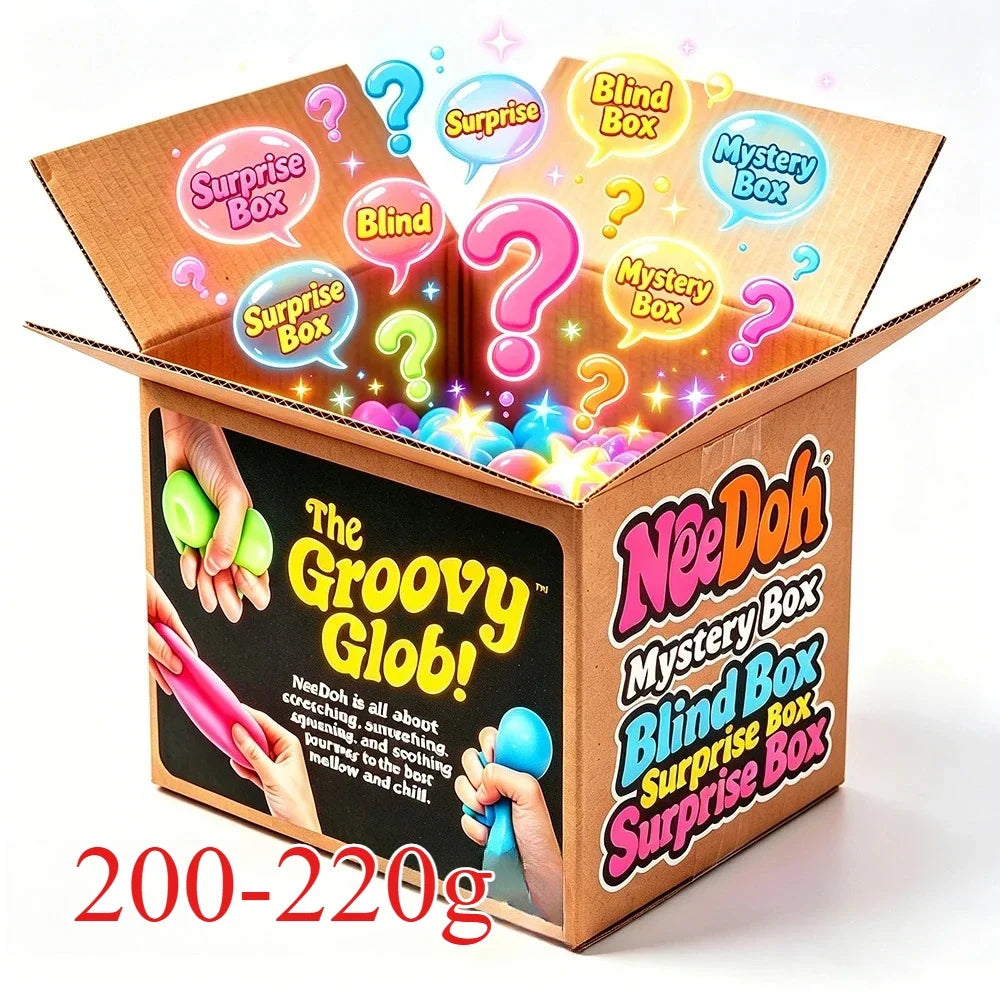 2026 NeeDoh Schylling Squeez Toy Squishy Blind Box Multi Slow-Rising Squishy ADHD Stress Relief Fingertip Toy Mystery Box Gift