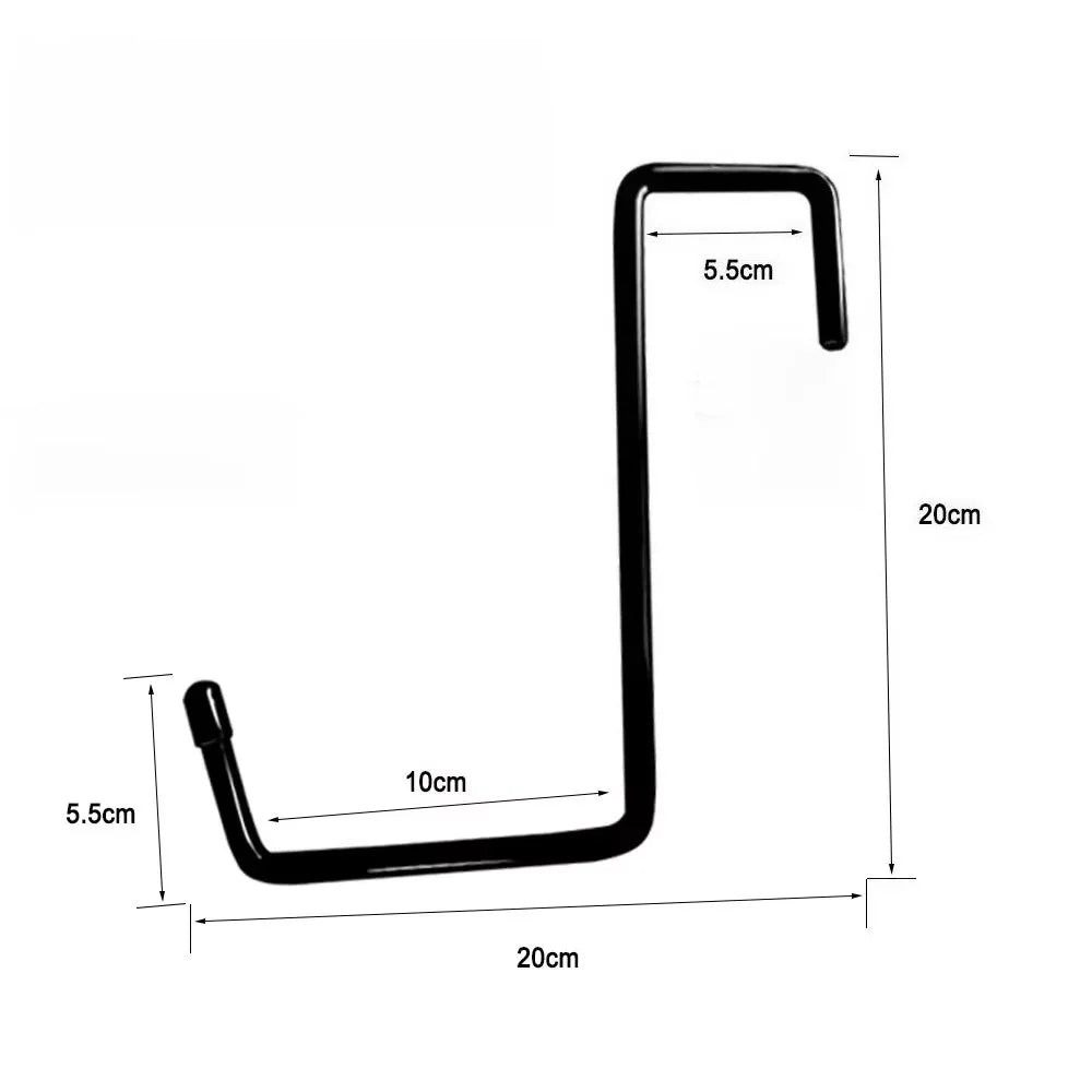 2025 1Pcs Hanging Hooks Vinyl Coated Heavy Duty Large Garage Wall Hook Rafter Hanger Hook Garage Bike Ladder Hooks Good