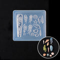 3D Mini Silicone Mold Butterfly Flower Nail Art Decorations Nails DIY Design Flower Shell Nail Mold Stamping Plate Manicure Mold