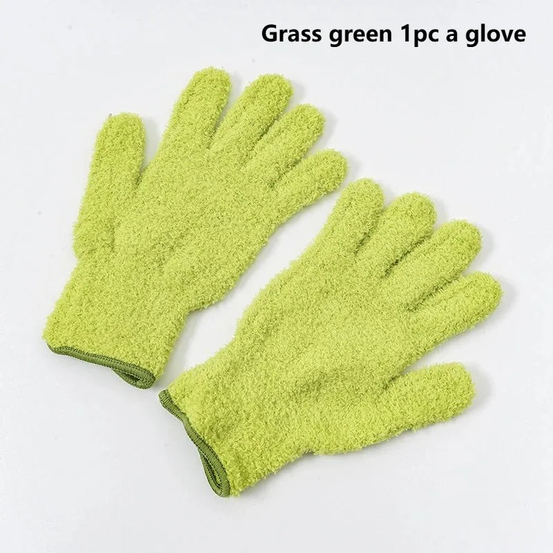 1PC Microfiber Dusting Gloves Stretchable Breathable Cleaning Gloves Non-Waterproof for Cars Boats RVs Pools Home Kitchen