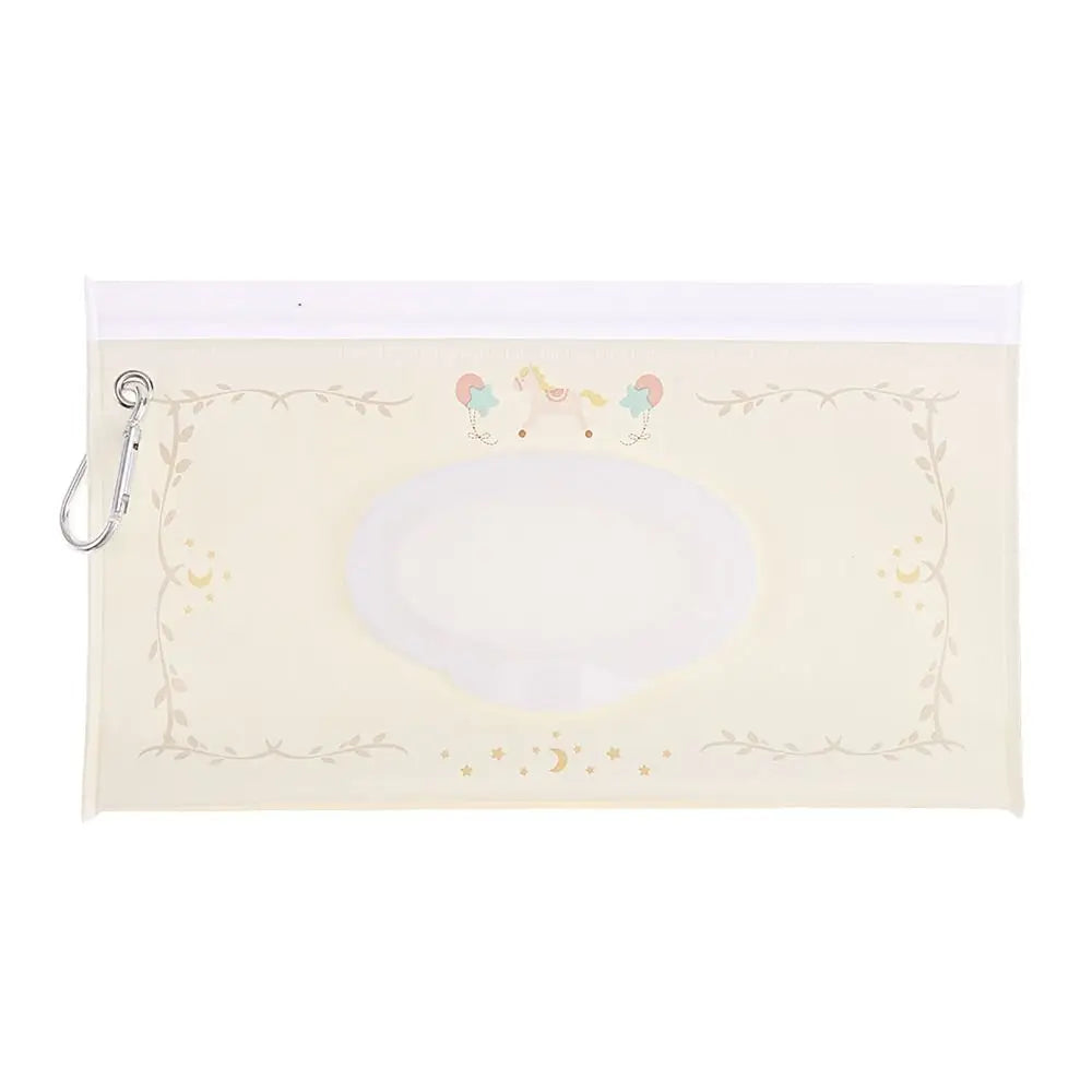 New Baby Wet Wipe Pouch Flip Cover Wipes Holder Case Reusable Tissue Box Refillable Carrying Case Portable Stroller Accessories