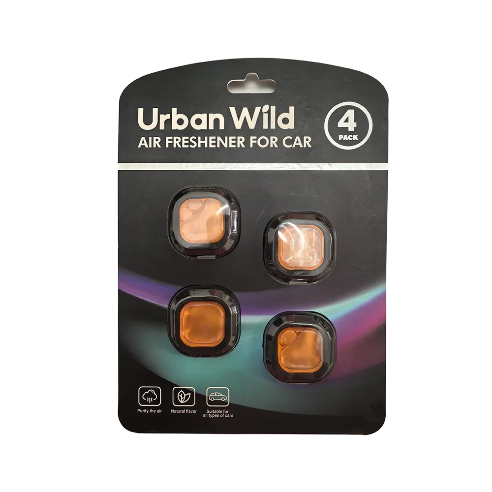 4 Pack Car Air Freshener Car Air Vent Freshener, Car Aroma Relax Long-lasting Fragrance Powerful Odor Eliminator