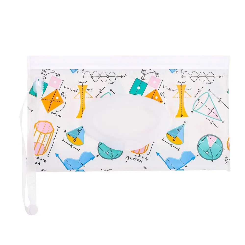 New Baby Wet Wipe Pouch Flip Cover Wipes Holder Case Reusable Tissue Box Refillable Carrying Case Portable Stroller Accessories