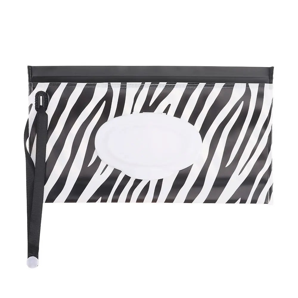 New Baby Wet Wipe Pouch Flip Cover Wipes Holder Case Reusable Tissue Box Refillable Carrying Case Portable Stroller Accessories