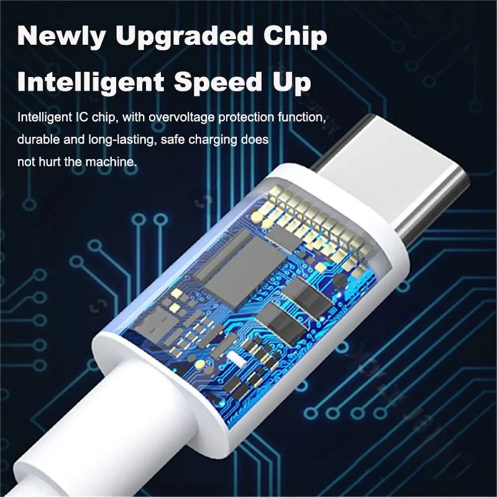 1/3Pc 120W 10A USB to Type C Fast Charging Cable USB C Quick Charge Wire High Speed Transfer Data Cord for Huawei Samsung Xiaomi