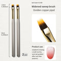 RSNAIL Nail Brush DIY Gradient Nail Art Painting Pen Transparent Acrylic Sweeping Brushes Drawing Manicure Nail Tool Accessories