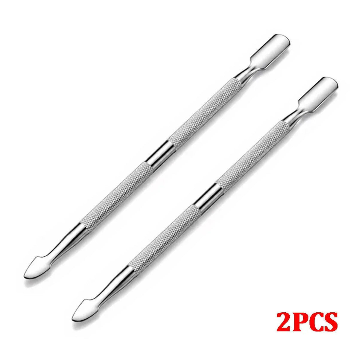 1/10Pcs Double Ended Stainless Steel Cuticle Pusher Dead Skin Push Remover for Pedicure Manicure Nail Art Cleaner Care Tool