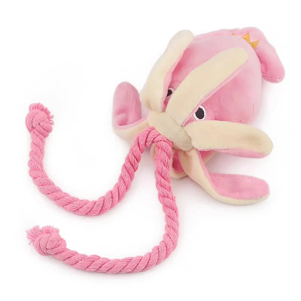 Supet Pet Octopus Plush Rope Toy Is Bite-resistant, Fun and Interactive, Suitable for Indoor and Outdoor Use