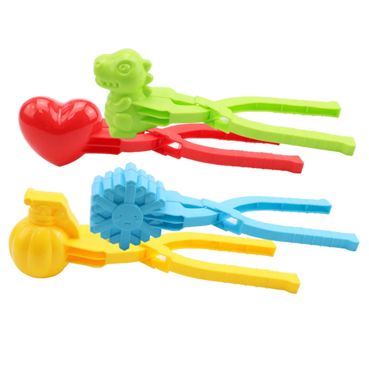 1/4pcs Snowball Clip Cute Duck Snowball Maker Clip Children Outdoor Winter Snow Sand Mold Outdoor Snowball Fight Fun Sports Toy