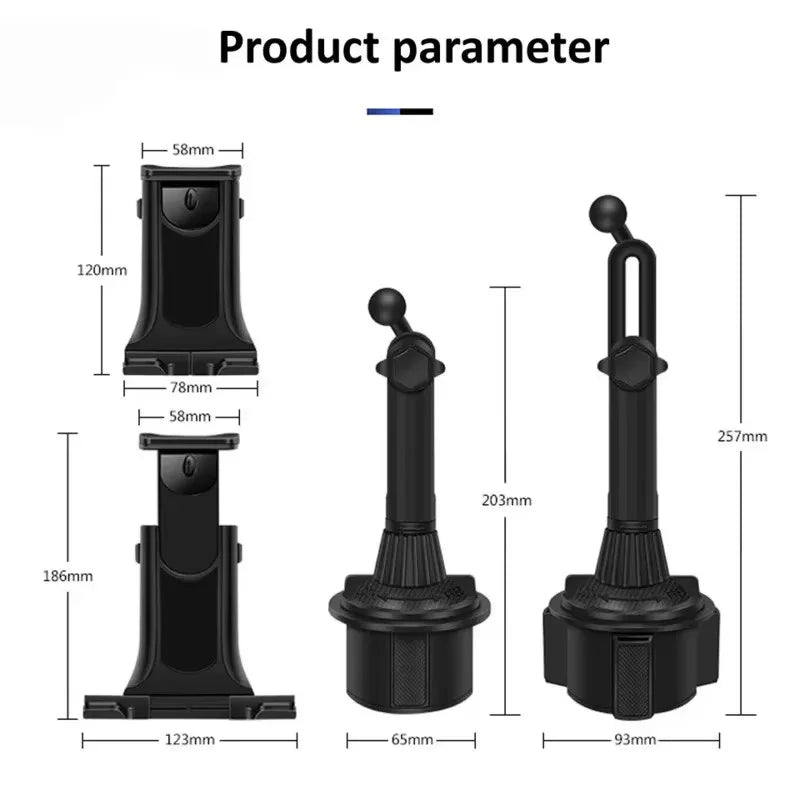 Universal Car Tablet Stand 360 Adjustable Phone Mount
