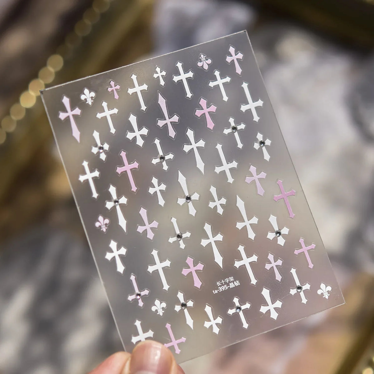 Halloween Nails Sticker Decoration 5D Retro Gilding Bat Cross Ghost Self Adhesive Nail Art Stickers DIY 3D Chic Manicure Decals