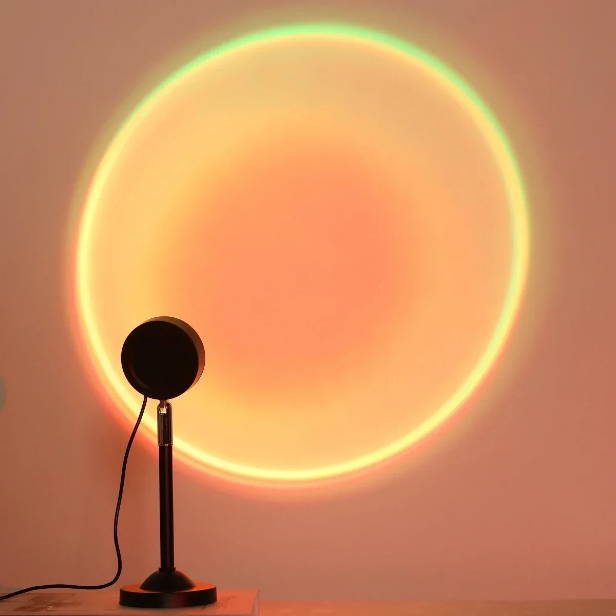 Sunset Projection Light Remote Control 16 Color Atmosphere Night Light for Bedroom Decoration Background Wall Photography Props