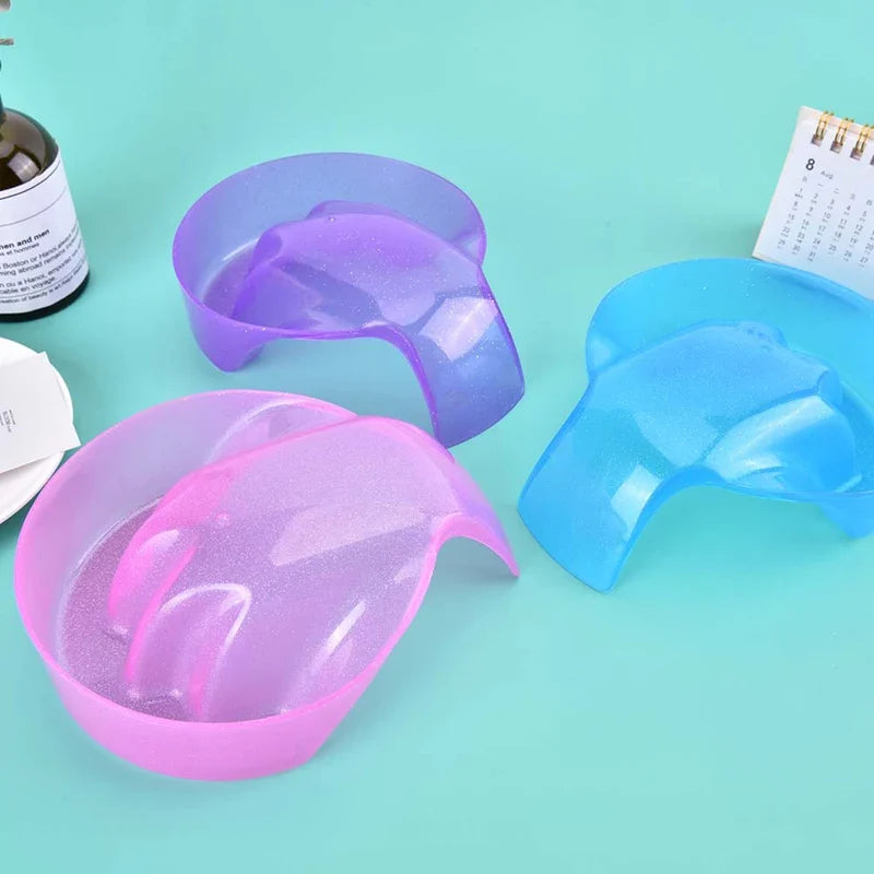 1pcs Nail Art Hand Wash Remover Soak Bowl DIY Salon Spa Bath Treatment Professional Manicure Tools PP Palm Rest Nail Supplies