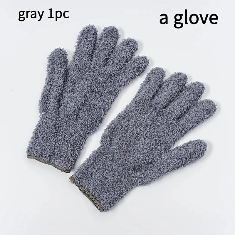 1PC Microfiber Dusting Gloves Stretchable Breathable Cleaning Gloves Non-Waterproof for Cars Boats RVs Pools Home Kitchen