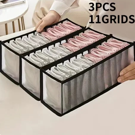 Underwear Storage Basket Bra Panties Socks Household Drawer Storage Separate Box Wardrobe Clothes Pants Compartments Organizer