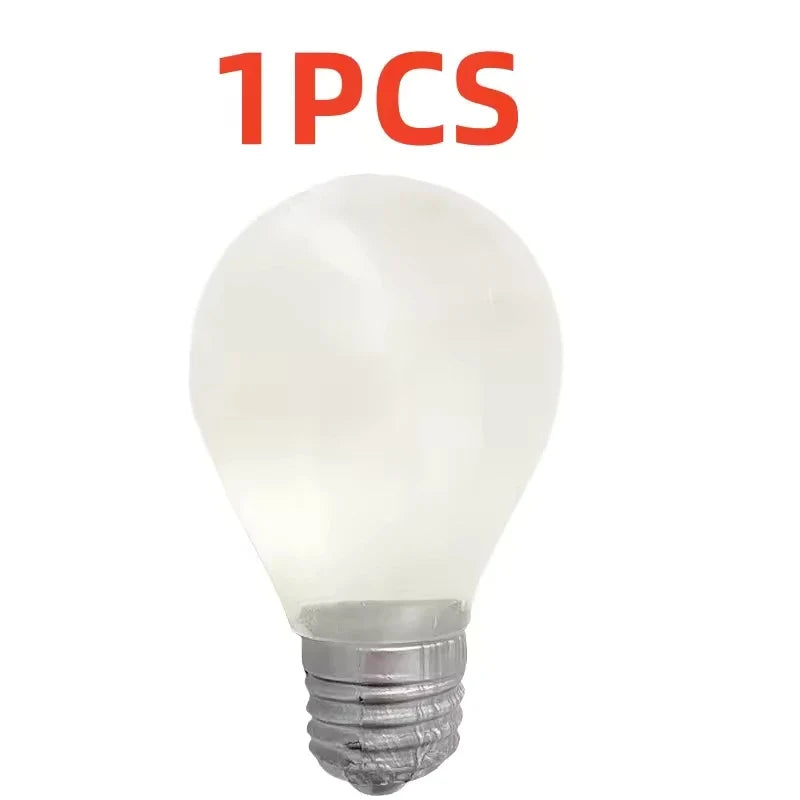 1~6Pcs Squishy Light Bulb Maltose Luminous Squeeze Toy Slow Rebound Sensory Fidget Toy Anxiety Relief Funny Decompression Gift