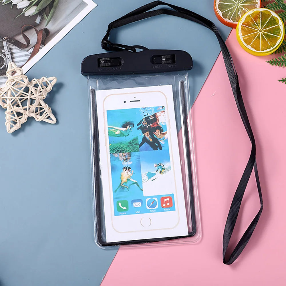 Waterproof Phone Case Swimming Water Proof Bag Universal Underwater Protector Pouch Cover For iPhone Samsung Below 6.7" Phone