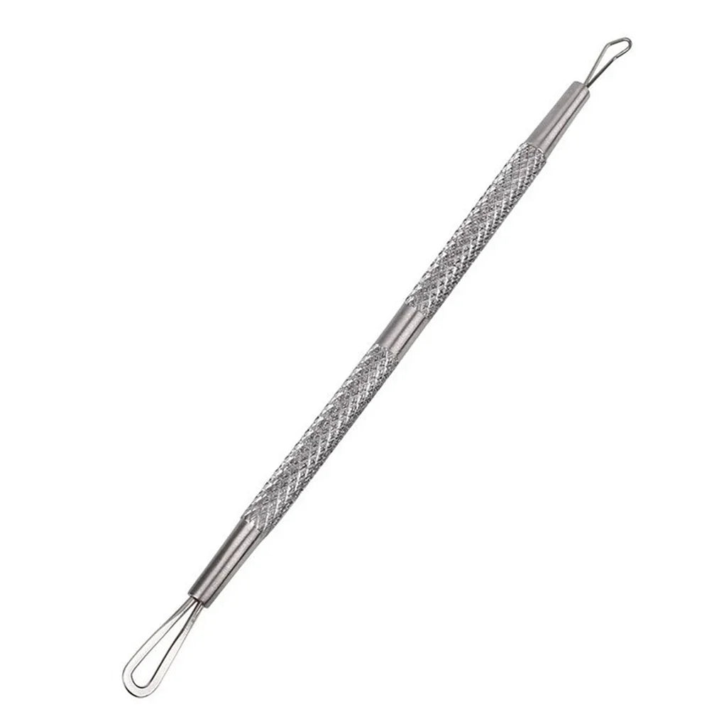 High Quality Stainless Steel Blackhead Pimples Acne Double Rings Squeeze Extractor Tool