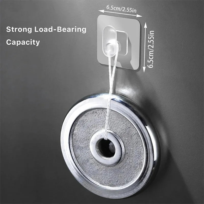 5/10PC Self Adhesive Wall Hooks Strong Sticky Transparent Traceless Kitchen Bedroom Wall Hook Storage Holders Wholesale