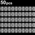 10/50pcs Self-Adhesive Hook Strong Adhesive Picture Frame Nails Hooks Transparent Seamless Wall Hangers Hanging Clock