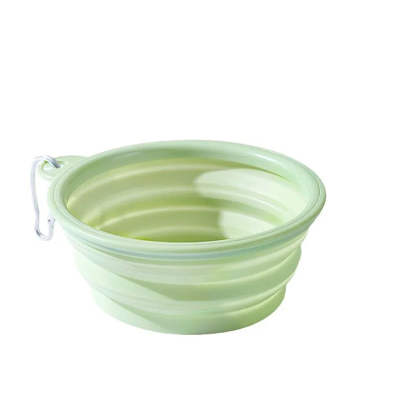 Macaron Folding Bowl, Dog Out, Portable Folding Bowl, Pet Bowl, Food Basin, Outdoor Drinking Bowl, Drinking Water