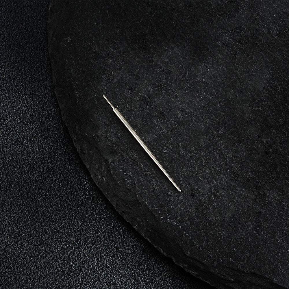 Right Grand ASTM F136 Titanium Threadless Labret Insertion Pin Self Piercing Taper Guide Needle Tool for 14/16G Push Back Post