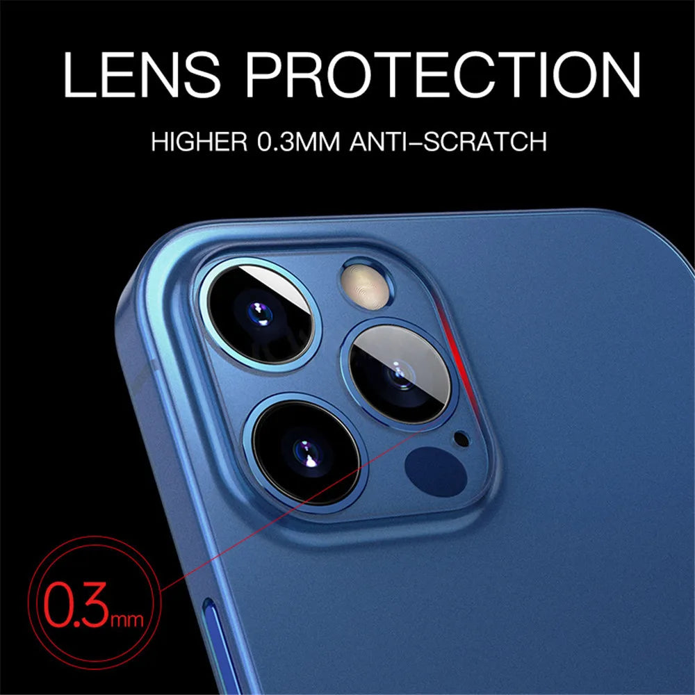 0.3MM Ultra Thin Matte PP Case For iphone 11 12 13 Mini X XR XS Pro Max Clear Cover For iphone 6 6s 7 8 Plus Hard PC Case
