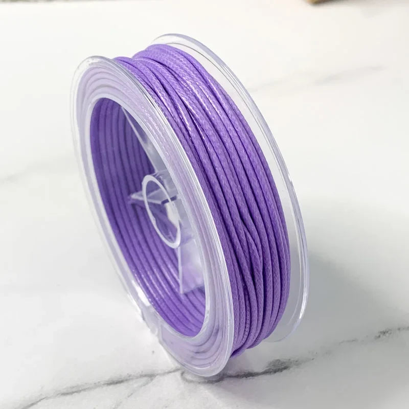0.5/1/1.5/2/3MM LineWaxed Cord Cotton Thread String Strap Necklace Rope Bead Bracelet for DIY Jewelry Making Supplies