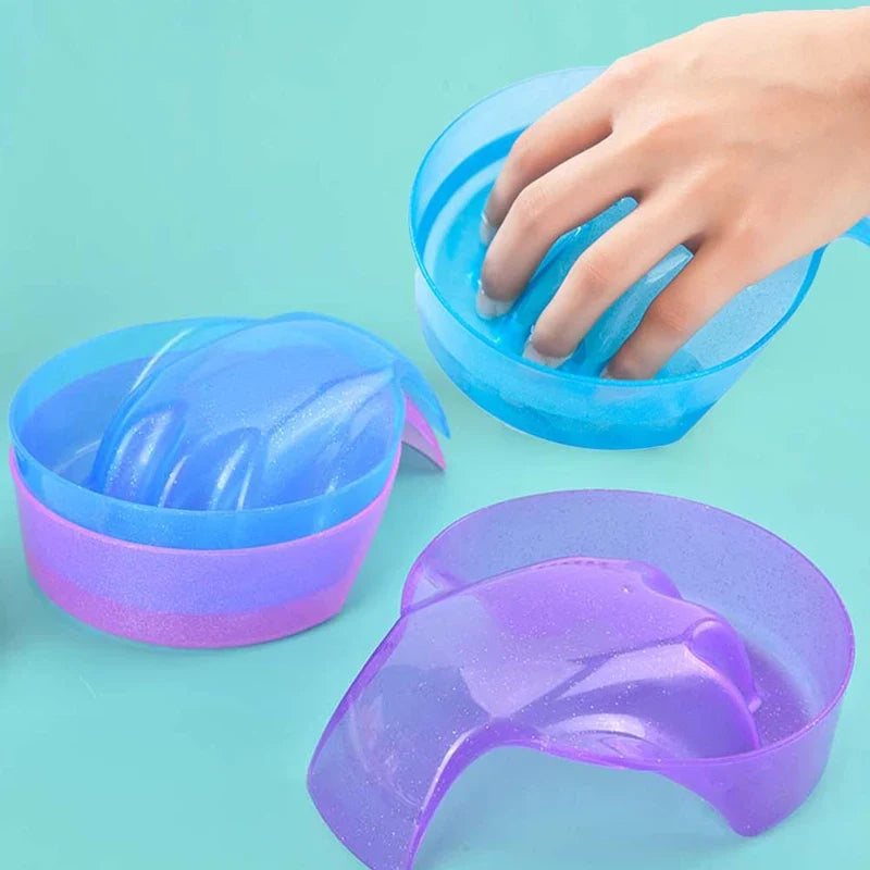 1pcs Nail Art Hand Wash Remover Soak Bowl DIY Salon Spa Bath Treatment Professional Manicure Tools PP Palm Rest Nail Supplies