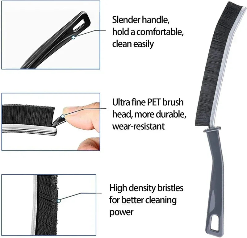 Durable Grout Gap Cleaning Brush Kitchen Toilet Tile Joints Dead Angle Hard Bristle Cleaner Brushes for Shower Floor Line 5-1Pcs