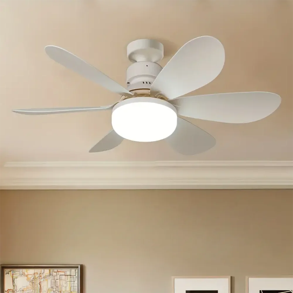 30W/40W Ceiling Fans with Remote Control LED Light Fan, E27 Lamp Base Intelligent Silent Ceiling Fan for Bedroom and Living Room