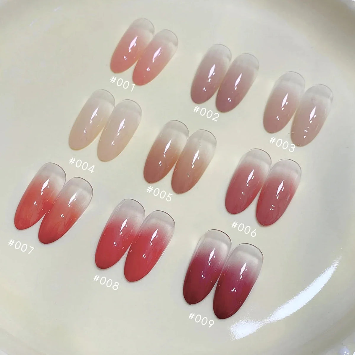 9 Color Painting Gel Nail Polish Nude Pink Painting Gel Smudge Canned High Saturation Popular Semi-solid Nail Polish for Nail Sa