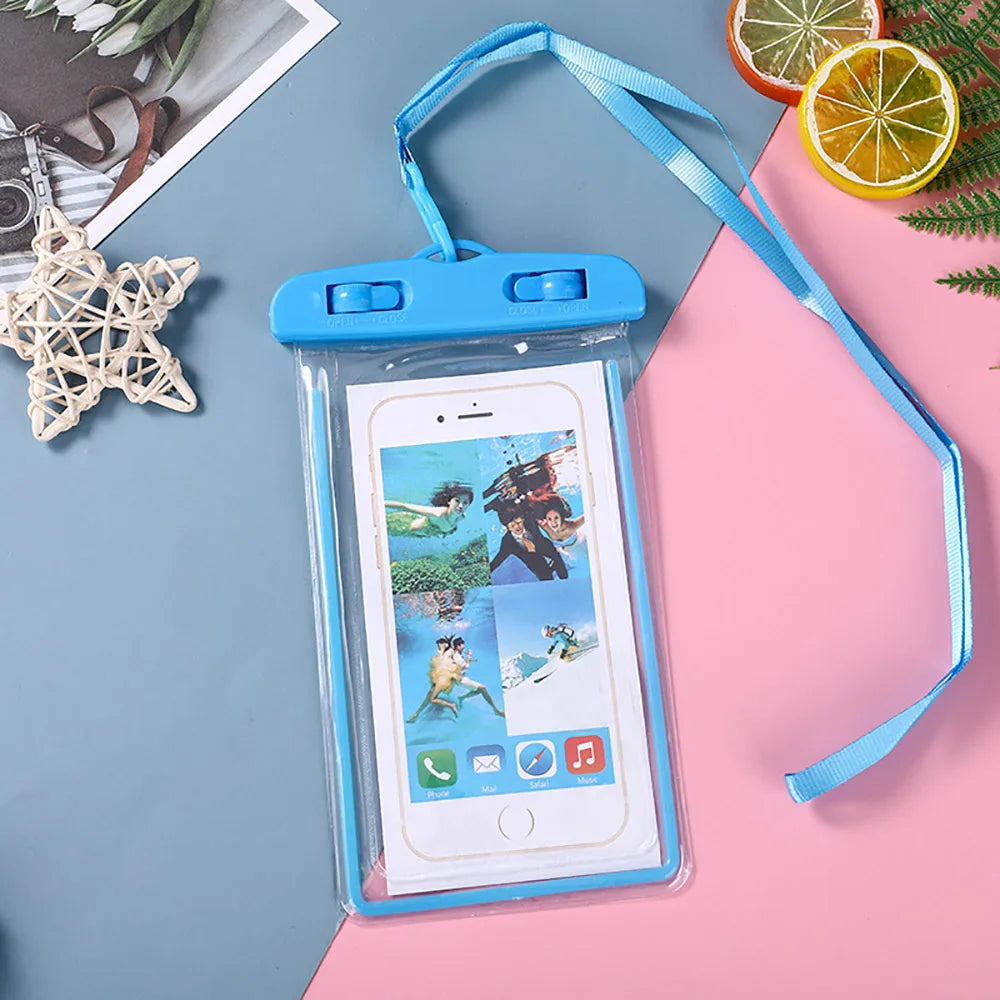Waterproof Phone Case Swimming Water Proof Bag Universal Underwater Protector Pouch Cover For iPhone Samsung Below 6.7" Phone
