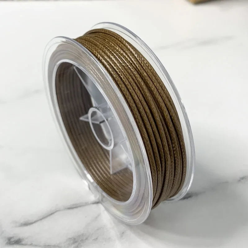 0.5/1/1.5/2/3MM LineWaxed Cord Cotton Thread String Strap Necklace Rope Bead Bracelet for DIY Jewelry Making Supplies