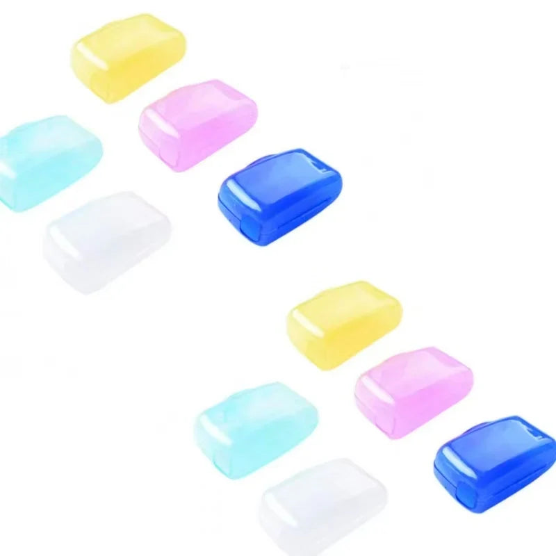 5/10PCS Mixed Colors Plastic Toothbrush Head Cover Travel Hike Camping Portable Toothbrush Case Cap Brush Protect Dust Cover