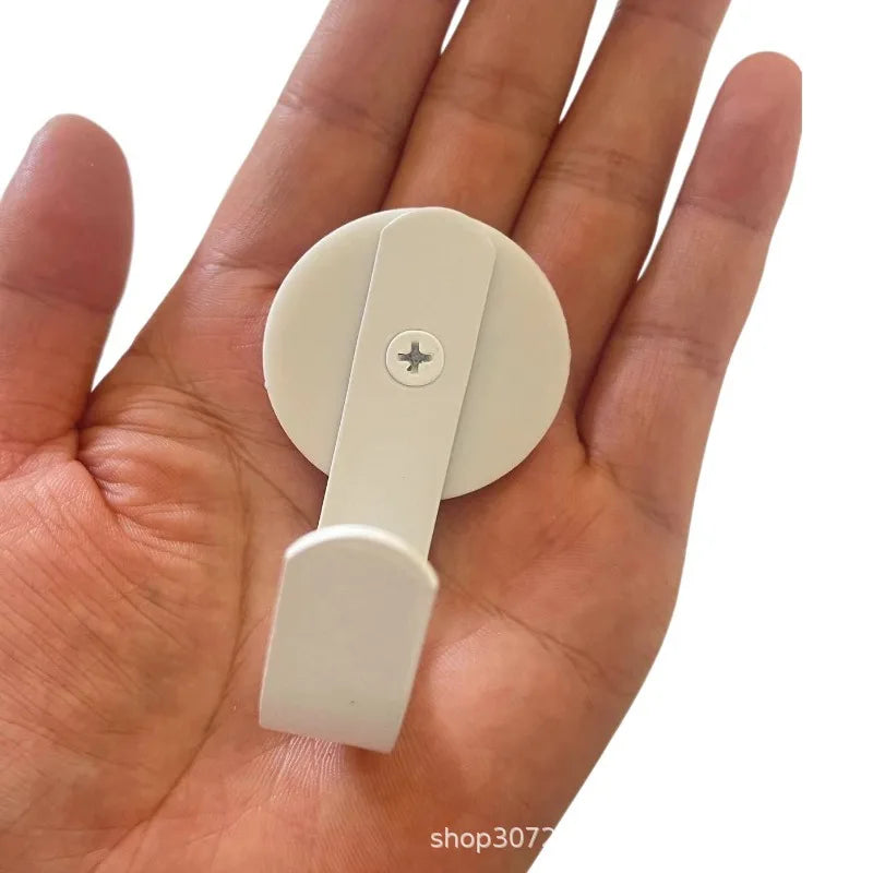 Strong Magnetic Hook - Heavy Duty NdFeB Magnet Hanger, Scratch-Proof & Easy Install for Fridge, Door.Ideal Home