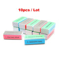 10 / 20pcs Nail Buffers Colorful 4 Way Different Grit Professional Nails File Polishing Block Sanding Manicure Art Sponge Tools