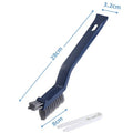Multipurpose Bathroom Tile Floor Gap Cleaning Brush 2 in 1 Window Groove Hand Cleaning Tool for Household Corners and Kitchen