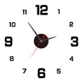3D DIY Wall Decor Quartz Clock Fashion Watch Acrylic Mirror Stickers Modern Design Large Wall Clock Clocks Home Garden