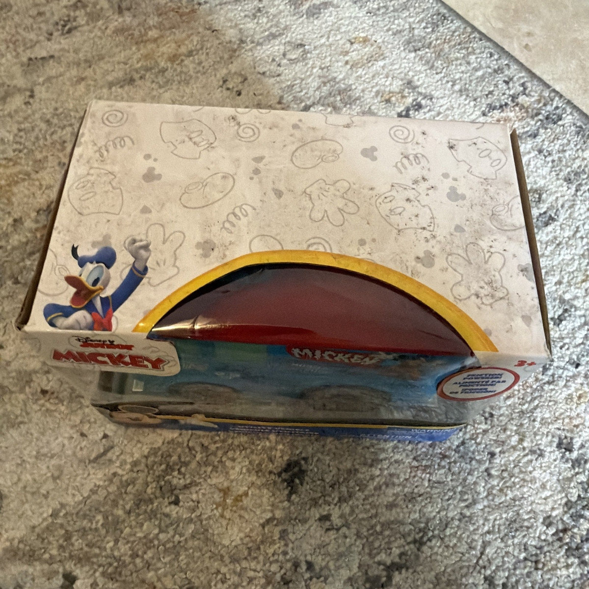 Disney Mickey Mouse Friction-Powered Skate Shop Utility Vehicle, Blue